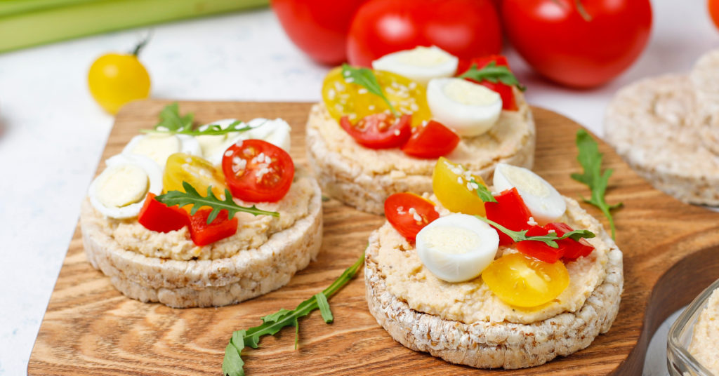 Tortitas de arroz inflado