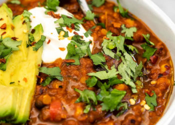 Chili vegano instantáneo