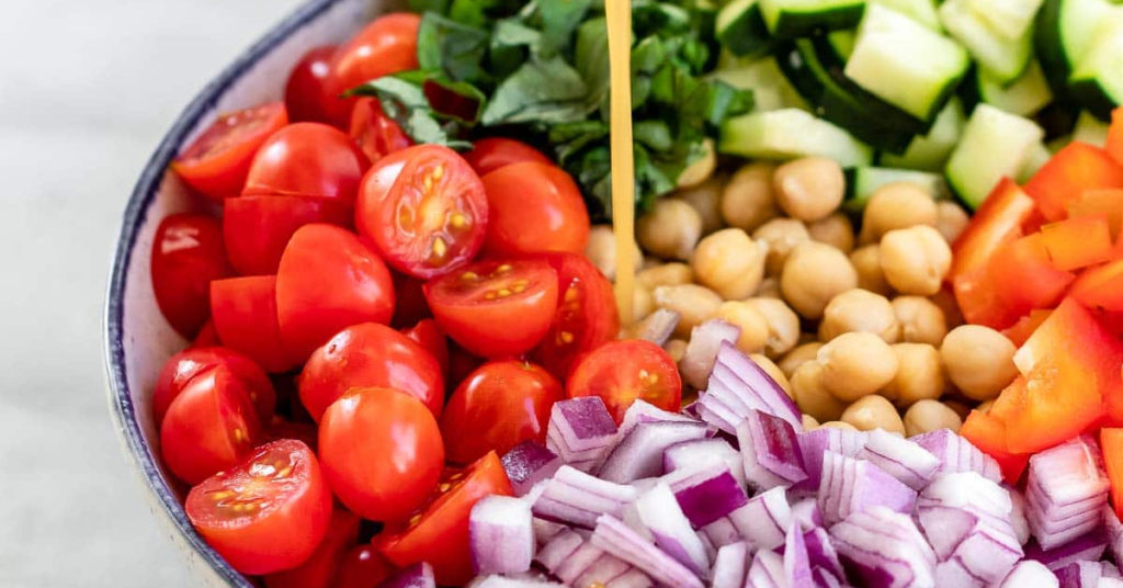 Ensalada de garbanzos