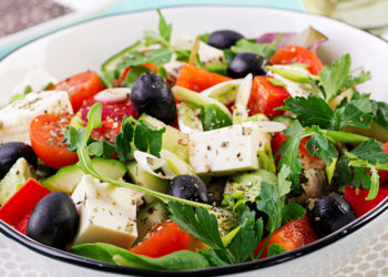 Ensalada de pepino baja en calorías