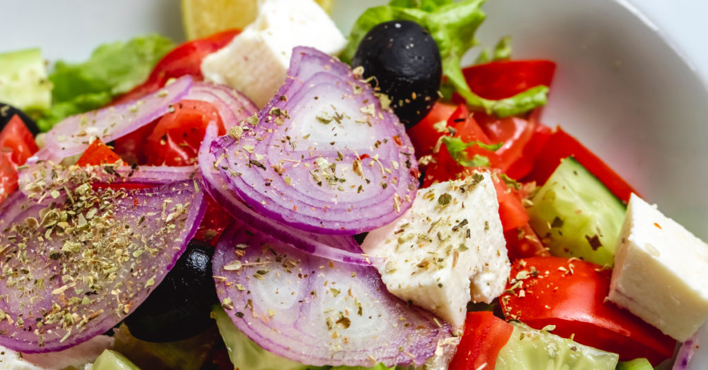 Ensalada griega de pepino