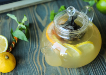 Té de jengibre con limón y canela