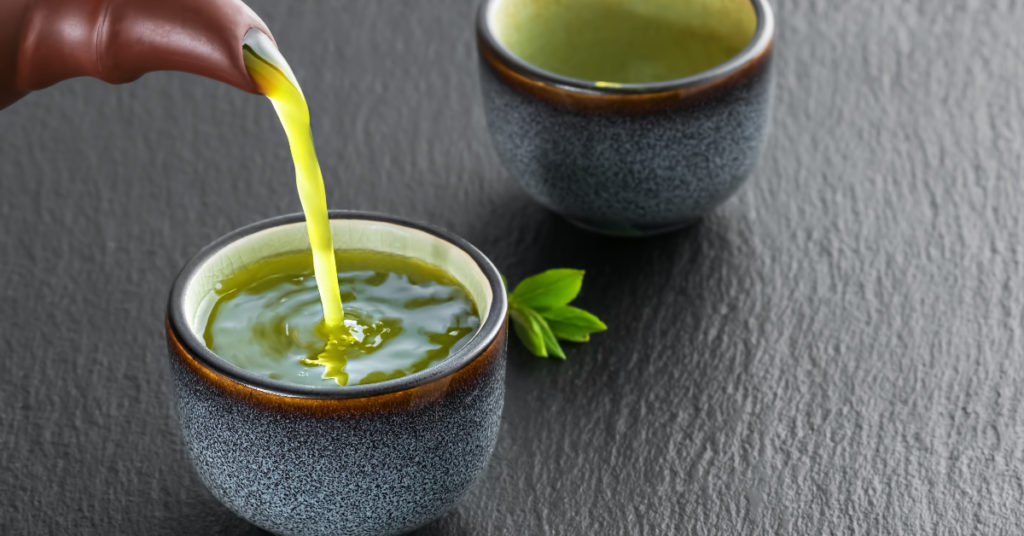 Té verde con jengibre y limón