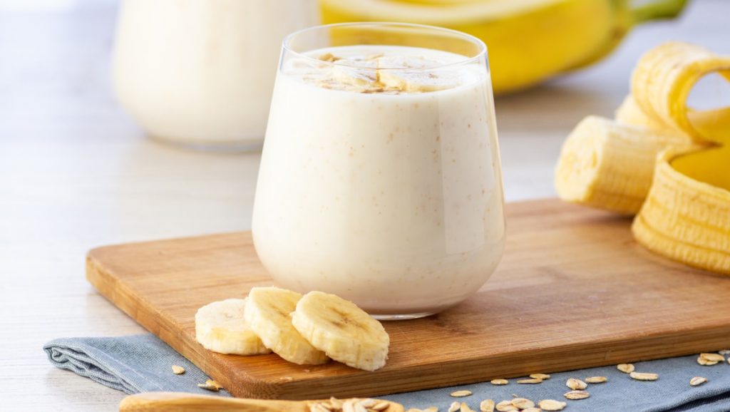 Licuado con banana y canela