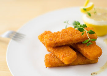 Dedos de pescado sin aceite