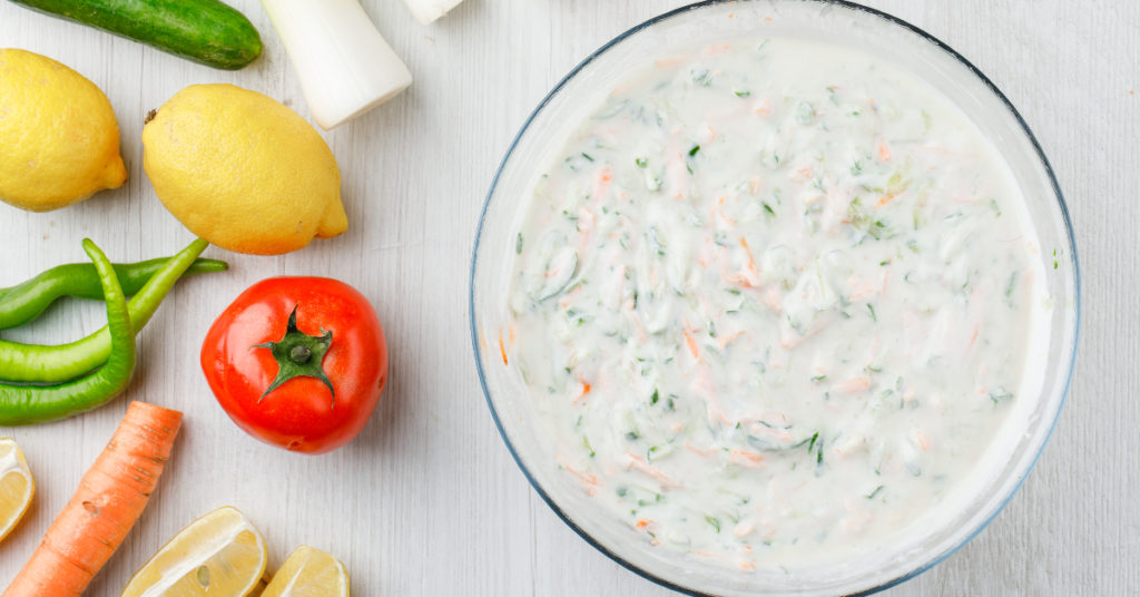 Ensalada de pepino y yogur