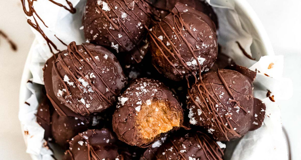 Trufas de chocolate saludables