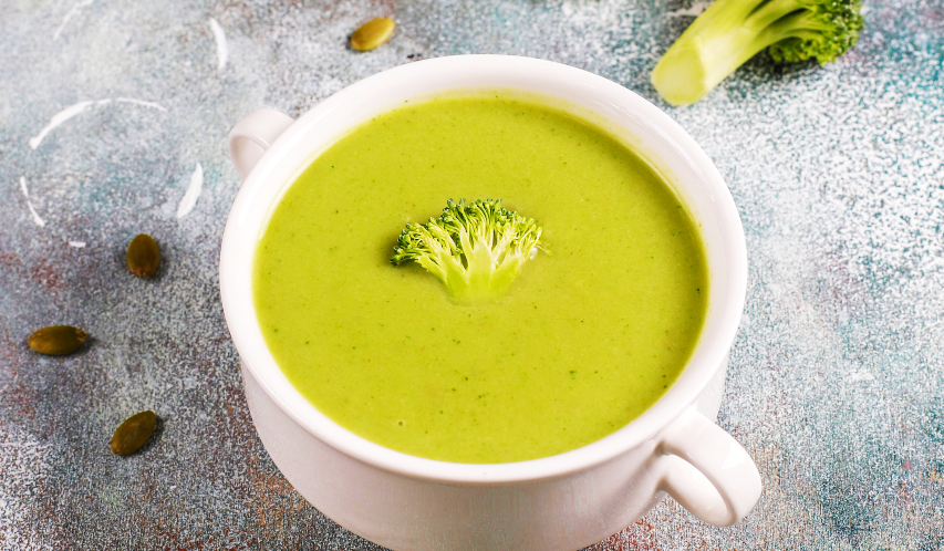 Sopa de brócoli saludable