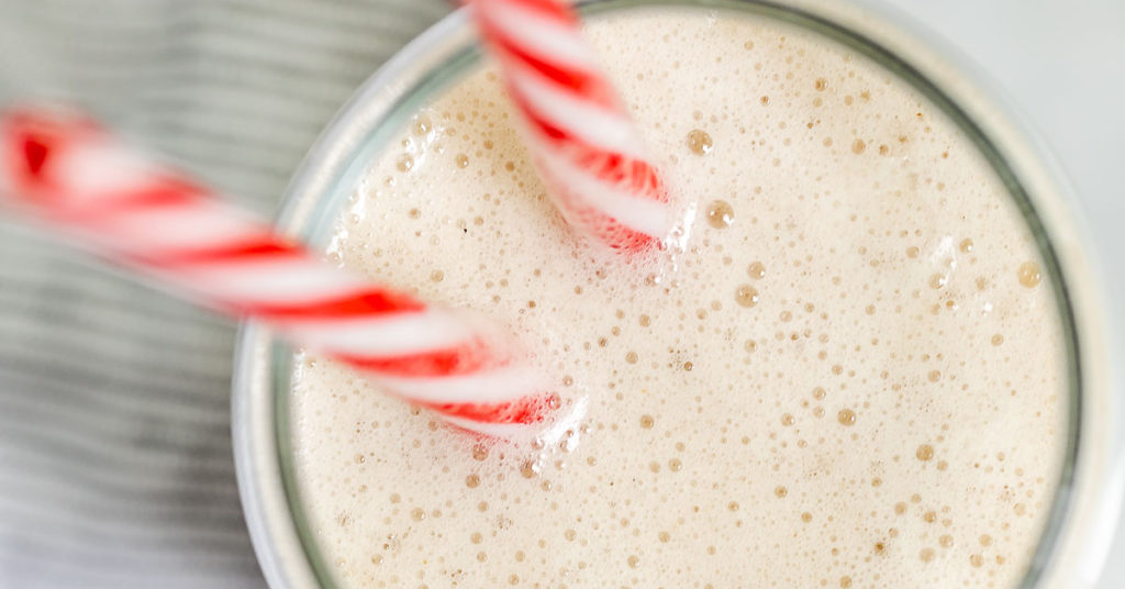 Leche de banana para preparar batidos con hielo o tazones de cereal